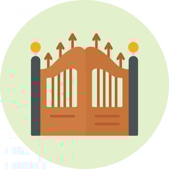 Gate Vector Icon