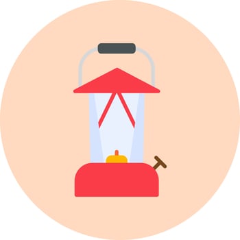 Sky Lantern Vector Icon