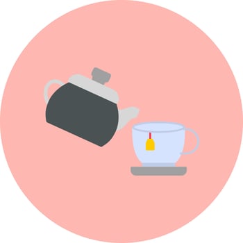 Tea Pot Vector Icon