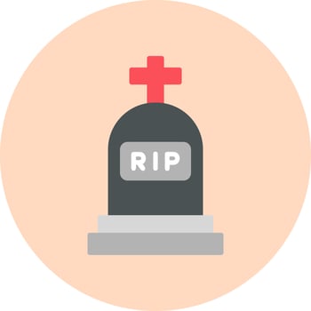 Tomb Vector Icon