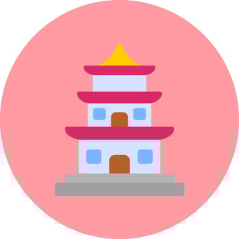 Temple Vector Icon