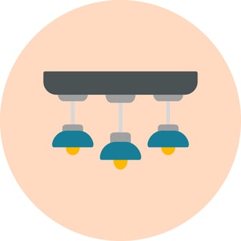 Hanging Lamp Vector Icon