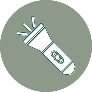 Flashlight Vector Icon