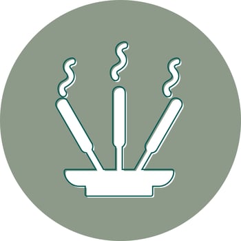 Incense Stick Vector Icon