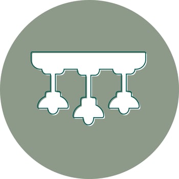 Hanging Lamp Vector Icon