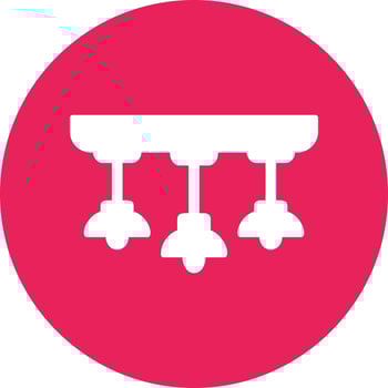 Hanging Lamp Vector Icon