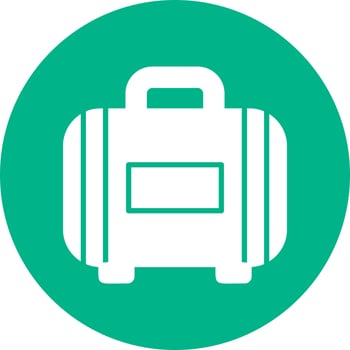 Suitcase Vector Icon