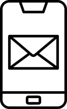 Phone Message Vector Icon
