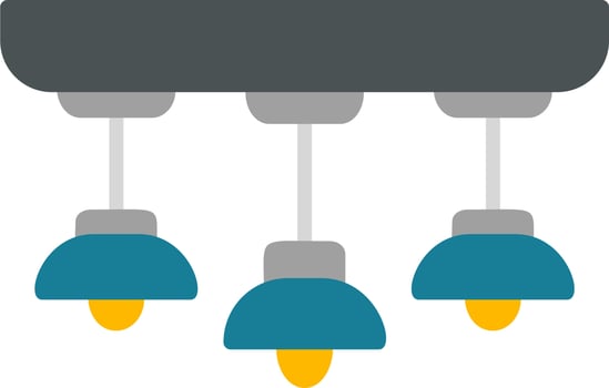 Hanging Lamp Vector Icon