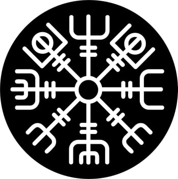 Viking Coin Vector Icon