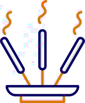 Incense Stick Vector Icon
