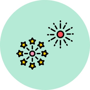 Fireworks Vector Icon