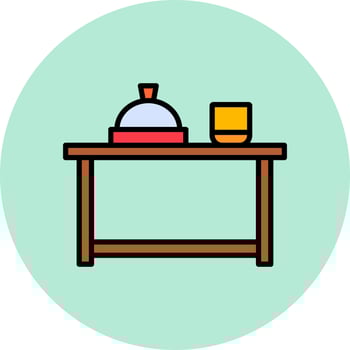 Dinner Vector Icon