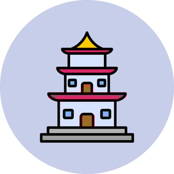 Temple Vector Icon