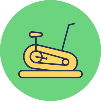 Stationary Bike Vector Icon