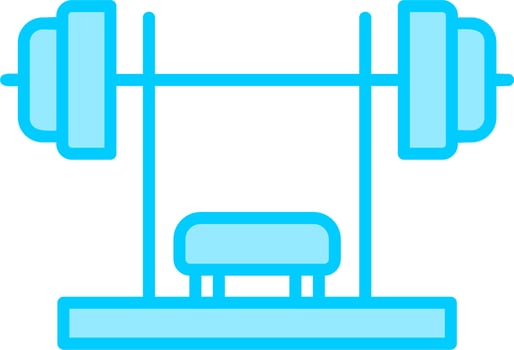 Bench Press Vector Icon