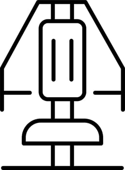 Chest Press Vector Icon
