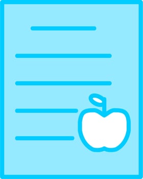 Diet Plan Vector Icon