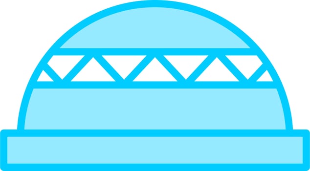 Bosu Ball Vector Icon