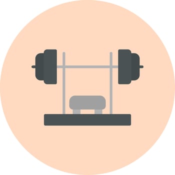 Bench Press Vector Icon
