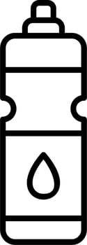 Water Bottle Vector Icon