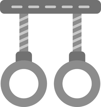 Gymnastic Rings Vector Icon