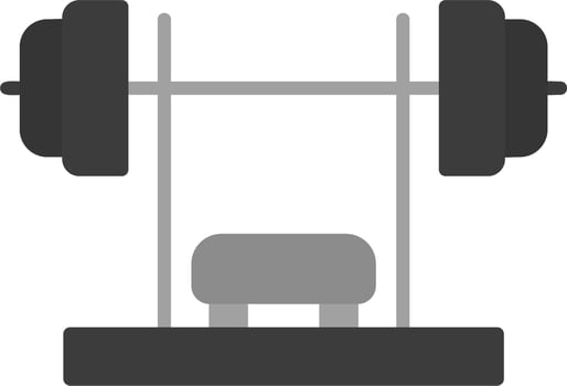 Bench Press Vector Icon
