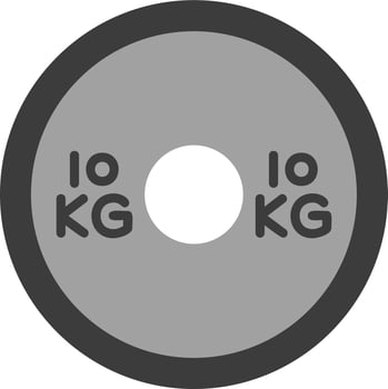 Weight Plates Vector Icon