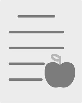 Diet Plan Vector Icon
