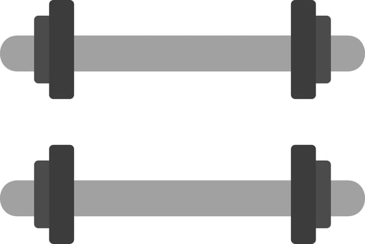 Weighted Bars Vector Icon