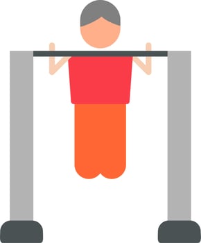 Pull Up Bar Vector Icon