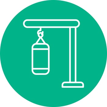 Boxing Bag Vector Icon