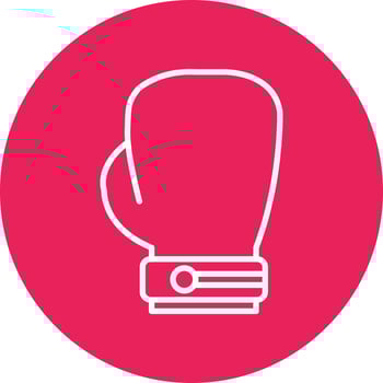 Boxing Gloves Vector Icon