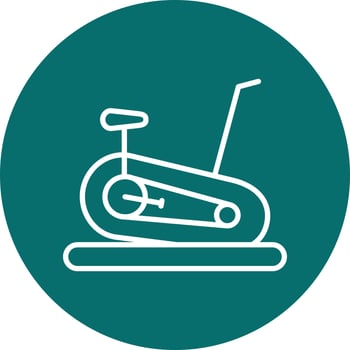 Stationary Bike Vector Icon
