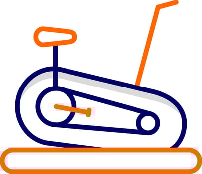 Stationary Bike Vector Icon