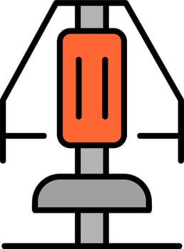 Chest Press Vector Icon