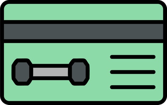 Member Card Vector Icon
