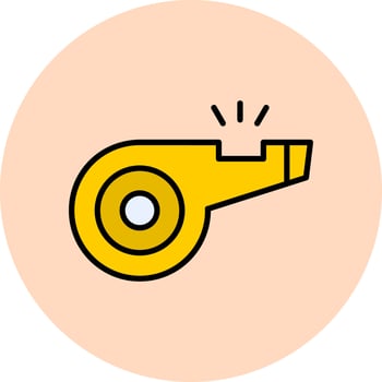 Whistle Vector Icon