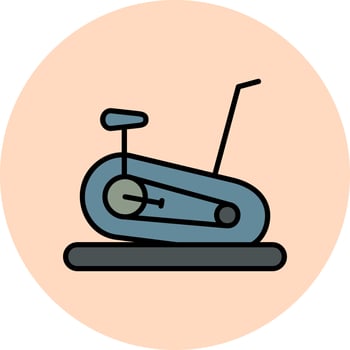 Stationary Bike Vector Icon