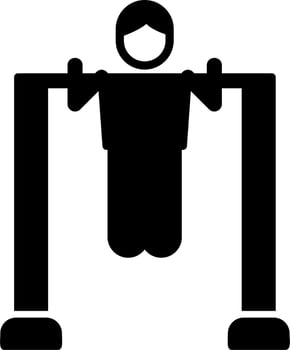 Pull Up Bar Vector Icon