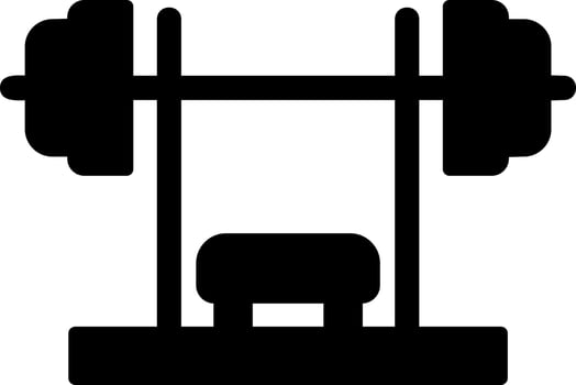 Bench Press Vector Icon