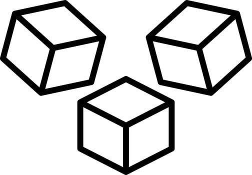 Cube Vector Icon
