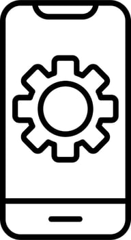 Phone Setting Vector Icon