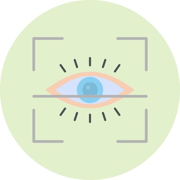 Eye Scan Vector Icon