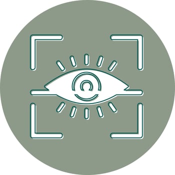 Eye Scan Vector Icon