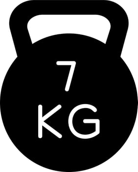 Kettlebell Vector Icon