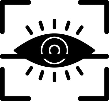 Eye Scan Vector Icon