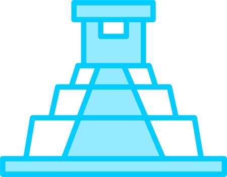 Pyramid Vector Icon