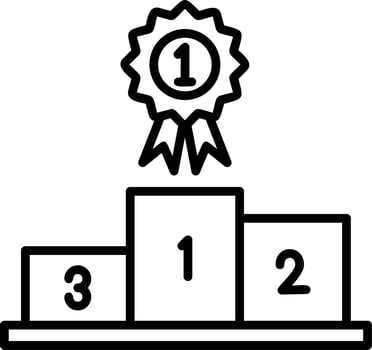 First Position Vector Icon