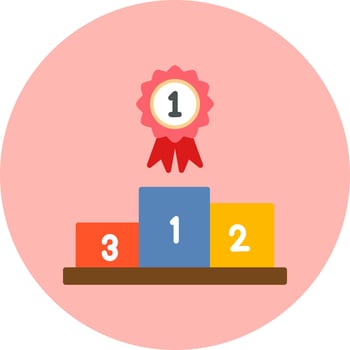 First Position Vector Icon